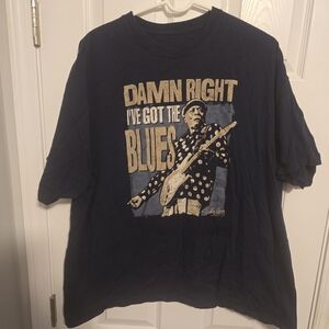 Navy Blue Graphic Tee